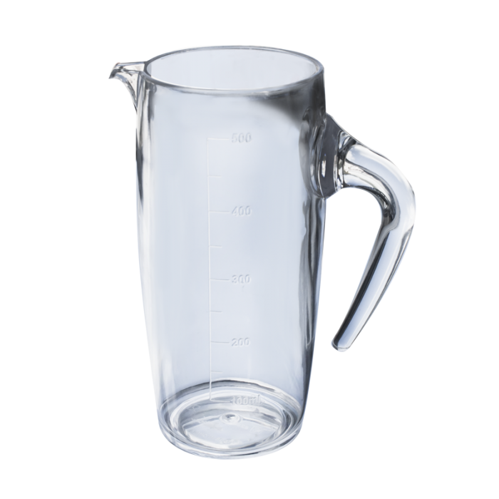 Set 6 cani gradate bar RAKI, 500ml, acril