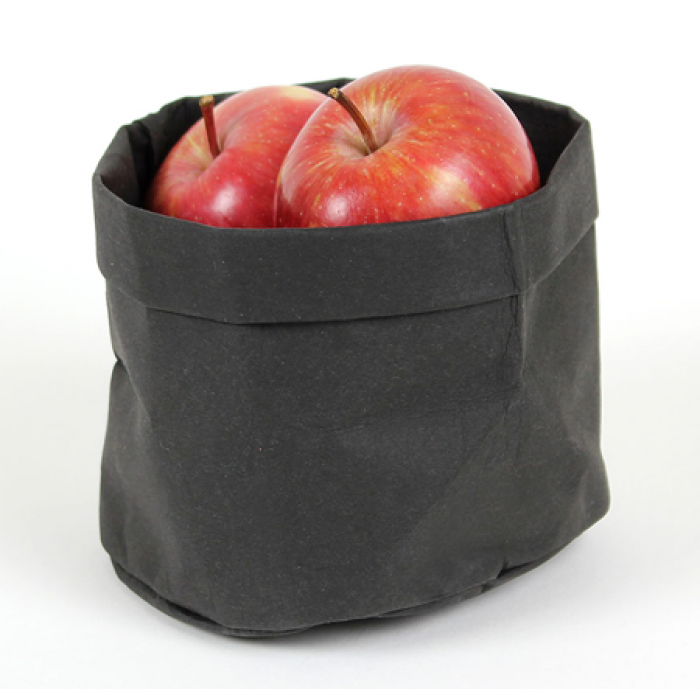 Set 6 cosuri textile paine RAKI, D13xh15cm, negre