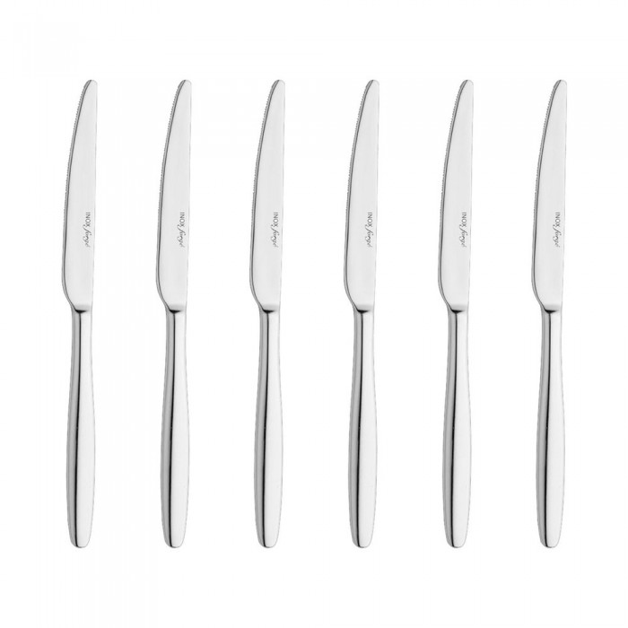 Set 6 cutite aperitiv/desert INOXRIV ANNIE, otel inoxidabil 18/10, L20,5cm, grosime 3mm, finisaj lucios