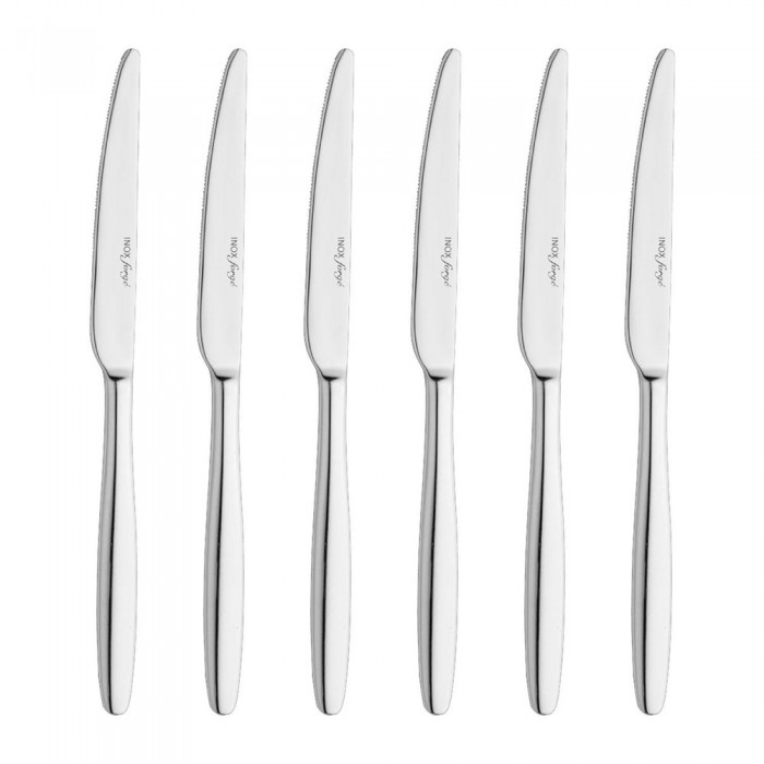 Set 6 cutite fel principal INOXRIV ANNIE, otel inoxidabil 18/10, grosime 3mm, finisaj lucios