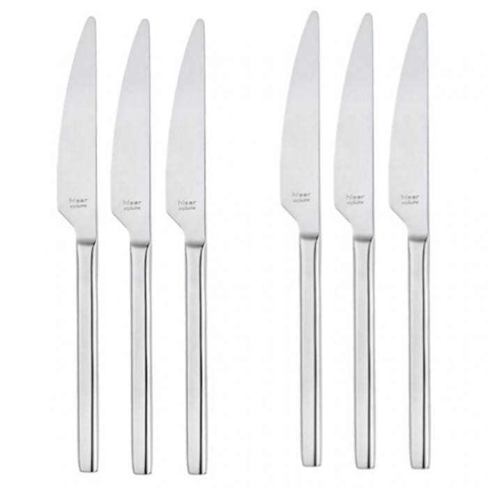 Set 6 cutite fel principal, profesionale, HISAR MILANO, inox 18/10, L22,8cm