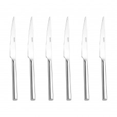 Set 6 cutite medii INOXRIV MEDEA, inox, L21cm, grosime 4,5mm, finisaj lucios