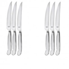Set 6 cutite pentru friptura, profesionale, HISAR ARGENTINA, inox 18/10, L23,5cm