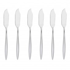 Set 6 cutite pentru peste, HISAR MERCURY, inox 18/10, L22,5cm