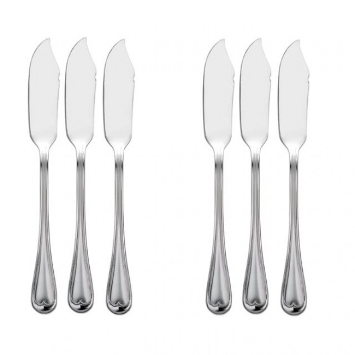 Set 6 cutite pentru peste, profesionale, HISAR TOPKAPI, inox 18/10, L20,6cm