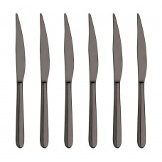 Set 6 cutite principale INOXRIV NOVECENTO TITANIUM, otel inoxidabil 18/10, L22cm, grosime 3,5mm, finisaj lucios