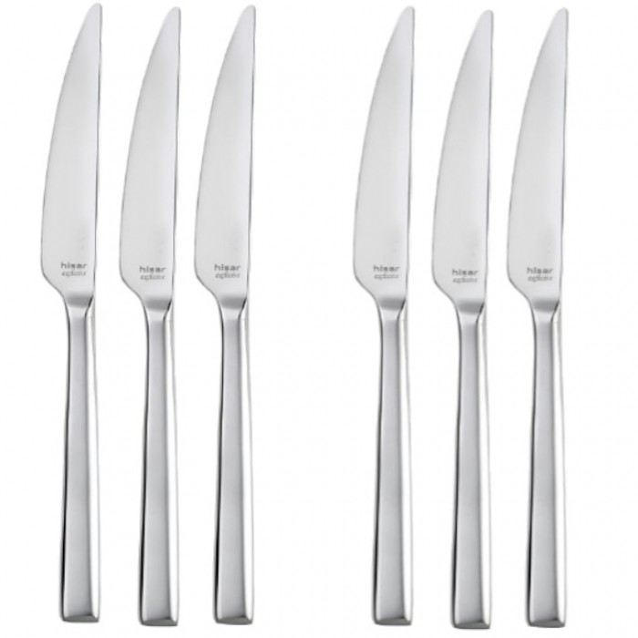 Set 6 cutite principale profesionale, HISAR MIAMI, inox 18/10, L22,6cm