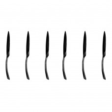 Set 6 cutite servire RAKI WICKED BLACK, din inox, 25,5cm