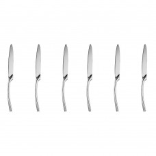 Set 6 cutite servire RAKI WICKED SILVER, din inox, 25,5cm