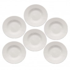 Set 6 farfurii adanci BORMIOLI TOLEDO, sticla opal, D24xh3,4cm
