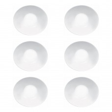 Set 6 farfurii adanci din sticla opal BORMIOLI PROMETEO, 23x20,5xh4,9cm