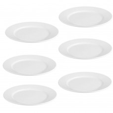Set 6 farfurii intinse policarbonat RAKI, D21xh1,6cm