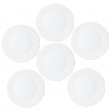 Set 6 farfurii suport sticla opal BORMIOLI RONDA, D33xh1,2cm