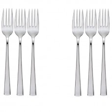 Set 6 furculite aperitiv, profesionale, HISAR LARA, inox 18/10, L19cm