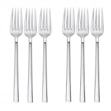 Set 6 furculite aperitiv, profesionale, HISAR MILANO, inox 18/10, L19,2cm