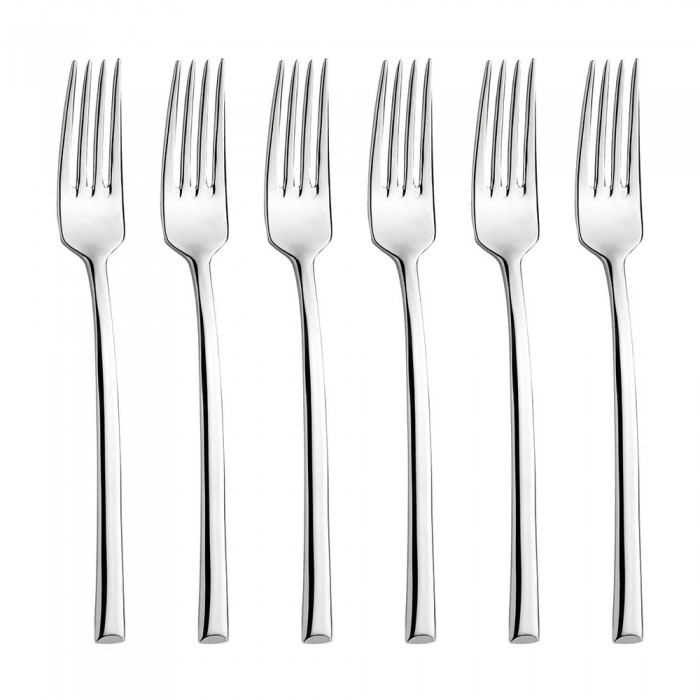 Set 6 furculite fel principal INOXRIV MEDEA, inox, L20cm, grosime 3,5mm, finisaj lucios