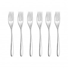 Set 6 furculite medii INOXRIV NOVECENTO, otel inoxidabil 18/10, L17,5cm, grosime 3,5mm, finisaj lucios