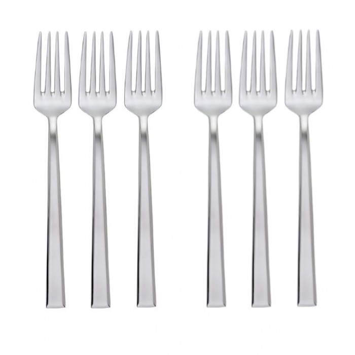 Set 6 furculite pentru aperitiv, profesionale, HISAR MIAMI, inox 18/10, L19,2cm