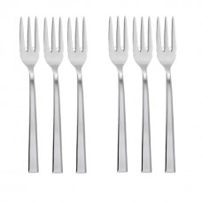 Set 6 furculite pentru peste, profesionale, HISAR MIAMI, inox 18/10, L19,5cm