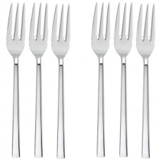 Set 6 furculite pentru peste, profesionale, HISAR MILANO, inox 18/10, L19,5cm