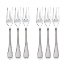 Set 6 furculite pentru peste, profesionale, HISAR TOPKAPI, inox 18/10, L17,5cm