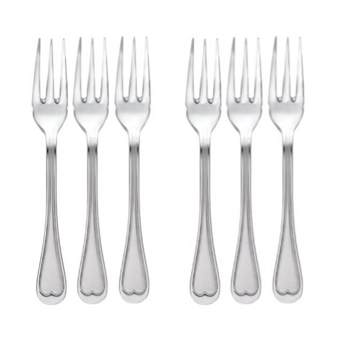 Set 6 furculite pentru peste, profesionale, HISAR TOPKAPI, inox 18/10, L17,5cm