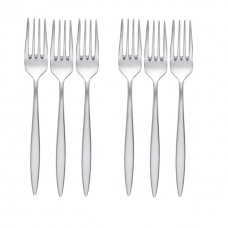 Set 6 furculite principale, HISAR MERCURY, inox 18/10, L20,5cm