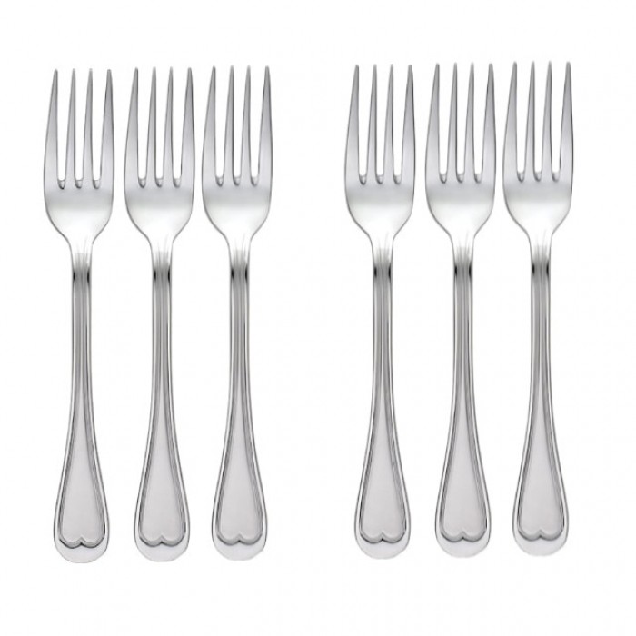 Set 6 furculite principale, profesionale, HISAR TOPKAPI, inox 18/10, L20,6cm