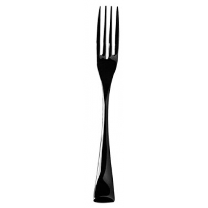 Set 6 furculite RAKI WICKED BLACK, din inox, 21,7cm