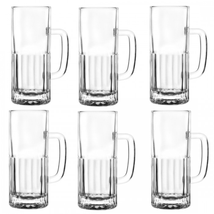Set 6 halbe bere Raki, 600ml, D8,2xh20cm, sticla