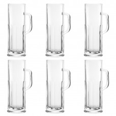 Set 6 halbe bere Raki, 613ml, D7,7xh22,5cm, sticla