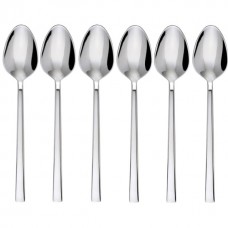Set 6 linguri aperitiv, profesionale, HISAR MILANO, inox 18/10, L19,2cm