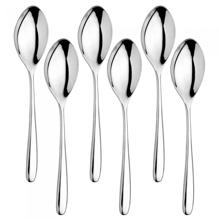Set 6 linguri fel principal INOXRIV NOVECENTO, otel inoxidabil 18/10, L20,5cm, grosime 3,5mm, finisaj lucios