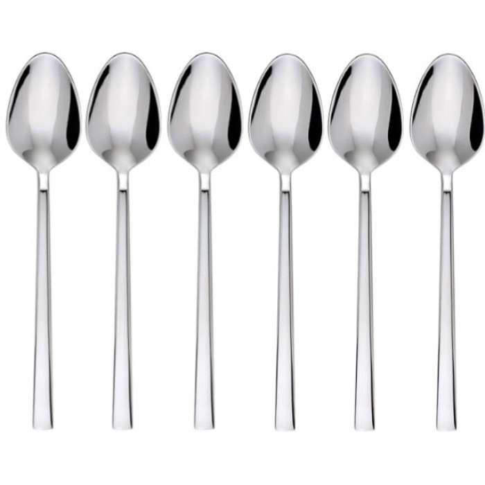 Set 6 linguri principale, profesionale, HISAR MILANO, inox 18/10, L20,3cm