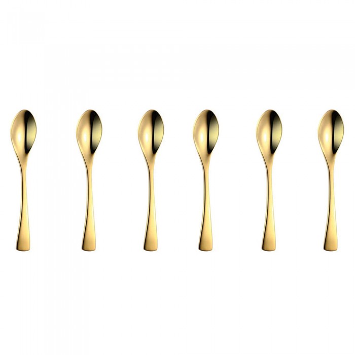 Set 6 linguri RAKI WICKED GOLD, din inox, 22cm