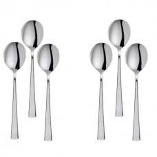 Set 6 linguri supa, profesionale, HISAR LARA, inox 18/10, L18,8cm