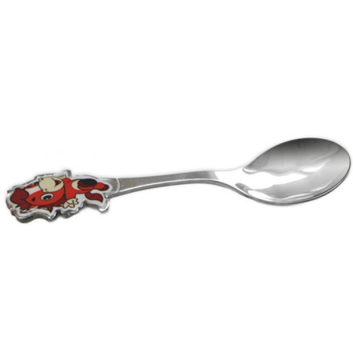 Set 6 lingurita cu decor pentru copii CULINARO, inox