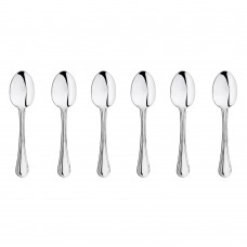 Set 6 lingurite cafea INOXRIV YORK, inox 18/0, L12cm, grosime 2mm, finisaj lucios