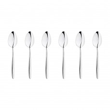 Set 6 lingurite cafea mocca INOXRIV ANNIE, otel inoxidabil 18/10, L11cm, grosime 3mm, finisaj lucios