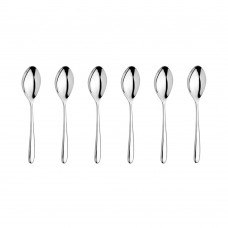 Set 6 lingurite cafea mocca INOXRIV NOVECENTO, otel inoxidabil 18/10, L11cm, grosime 3,5mm, finisaj lucios