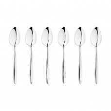 Set 6 lingurite ceai INOXRIV ANNIE, otel inoxidabil 18/10, L13,2cm, grosime 3mm, finisaj lucios