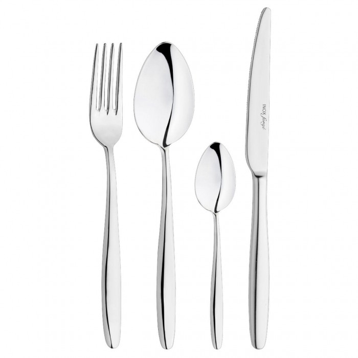 Set 6 lingurite ceai INOXRIV ANNIE, otel inoxidabil 18/10, L13,2cm, grosime 3mm, finisaj lucios