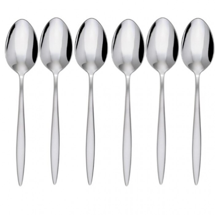 Set 6 lingurite pentru ceai, HISAR MERCURY, inox 18/10, L13,5cm