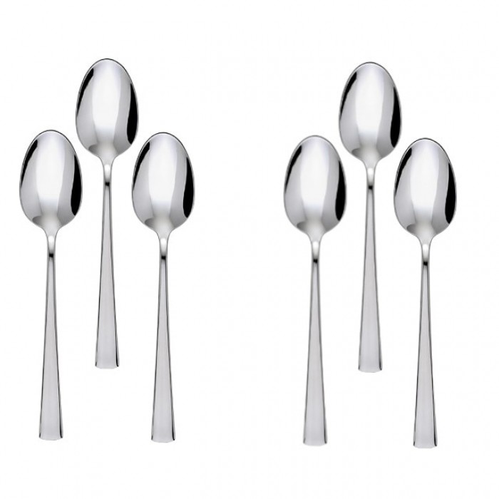 Set 6 lingurite pentru ceai profesionale, HISAR LARA, inox 18/10, L13,2cm