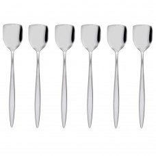 Set 6 lingurite pentru inghetata, HISAR MERCURY, inox 18/10, L15,6cm