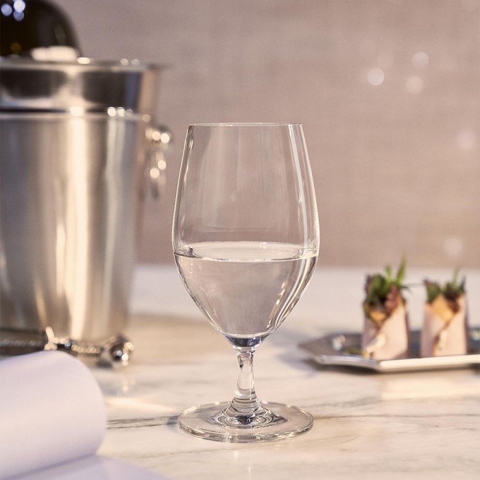 Set 6 pahare apa cu picior OCEAN SANTE, 405ml, D8,2xh16,8cm, sticla