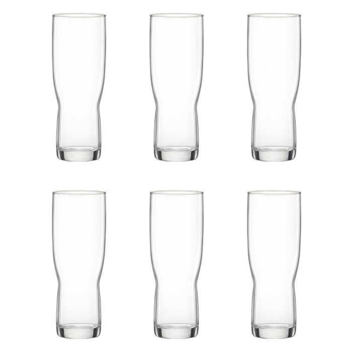 Set 6 pahare bere BORMIOLI ROCCO NEW PILSNER, 580ml, D7,3xh19,7cm, din sticla