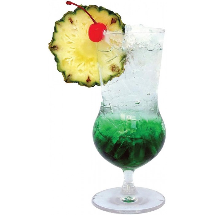 Set 6 pahare cocktail OCEAN CUBA Hurricane, 450ml, D7,9xh18,8cm, sticla