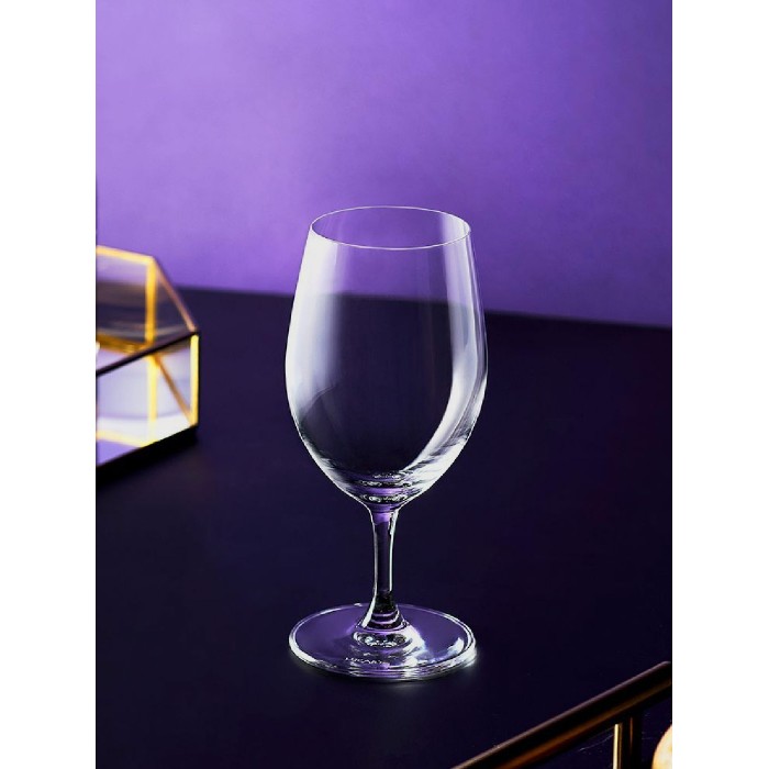 Set 6 pahare cu picior pentru apa/bere LUCARIS BANGKOK 365ml AQUA