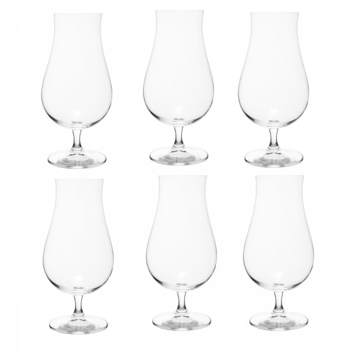 Set 6 pahare cu picior pentru cocktail LUCARIS CLASSIC 680ml HURRICANE